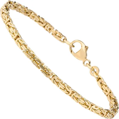 Produktbild von Königsarmband 333 Gold Gelbgold massiv 19 cm Armband Goldarmband