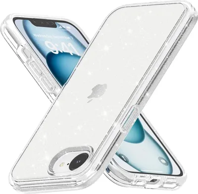 Produktbild von iPhone 16e / 17e Hülle - Coverup Glitzer TPU Back Cover - Transparent