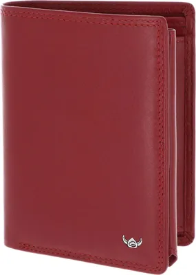 Produktbild von Golden Head Leder Geldbörse Polo RFID Protect Kombischeintasche mit Riegel 1458 Rot dunkelrot