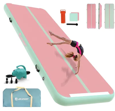 Produktbild von Aufblasbare Gymnastikmatte, 10/20 cm hoch, mit Luftpumpe