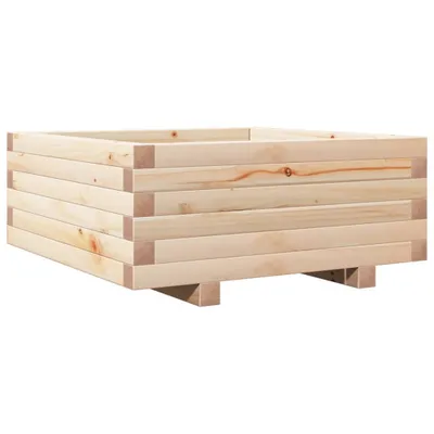 Image de vidaXL Bac à plantes 60x60x26,5 cm pin massif