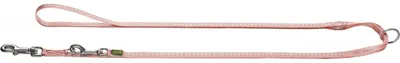 Produktbild von Hunter Hundeleine Führleine verstellbar Tripoli reflektierend 2 m x 1 cm hellrosa