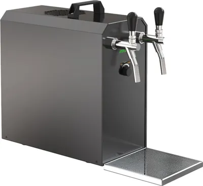 Produktbild von Výčapné zariadenie, vycap na pivo, chladenie piva - 50 STREAM prietokový chladič 2-kanálový suchý chladič, až 55 litrov / h, Black Edition