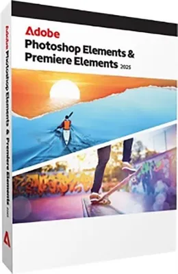 Obrázok produktu pre Adobe Photoshop Elements 2025 a Premiere Elements 2025 - krabicové balenie (3 roky) - 1 používateľ - Mac, Win - medzinárodná angličtina