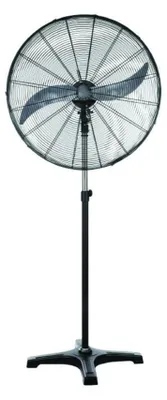 Obrázek produktu pro ACA Profesionální stojanový ventilátor s osvětlením, kovový, černý, 65 cm, 150 W střídavý proud, FANSPPB80