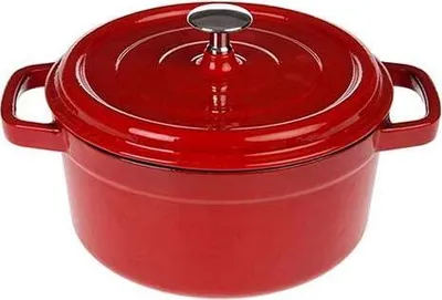 Produktbild von Gusseisenpfanne rot, 28cm - Sürel