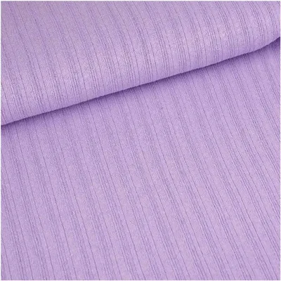 Bio Leinenstrick Baumwollstoff ab 0,5x1,5m Leinen-Stoff Baumwolle Meterware lavendel