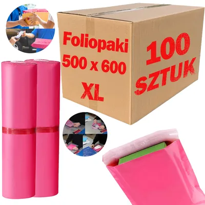 Obrázok produktu pre Ružové kurierske obálky XL 500 x 600 mm – 100 ks, Obrázok generovaný UI