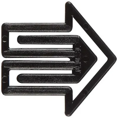 Produktbild von Büroklammern Pfeilklip 30mm VE=1000 Stück schwarz