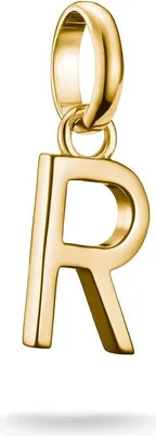 Image de Thomas Sabo Charm pendentif lettre R Connect doré