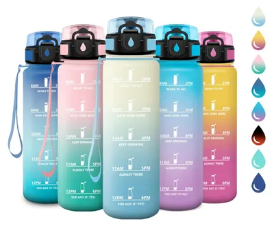 Trinkflasche 500 ml mit Filter, Sportflasche, BPA-frei, auslaufsicher