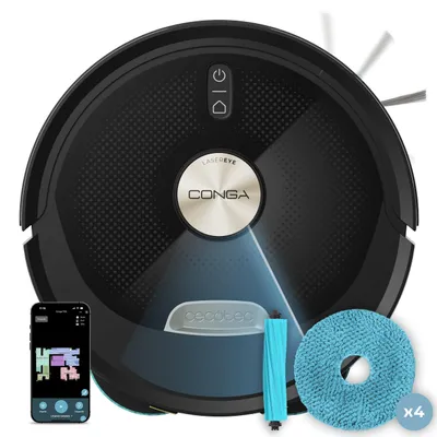 Obrázok produktu pre Cecotec Conga M100 X-Treme, Bezvreckové, Čierna, Kolo, Nabíjanie, 2.4 GHz, 220 min