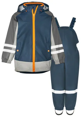 Immagine prodotto di Playshoes, set antipioggia, composto da giacca e pantaloni antipioggia, 3-in-1, impermeabili
