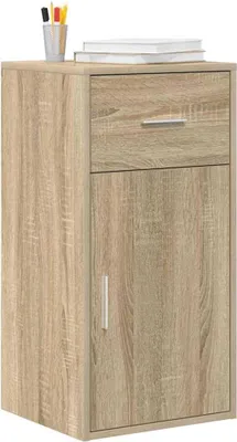 Image de vidaXL Buffet à tiroirs Chêne Sonoma 38 x 34 x 75 cm