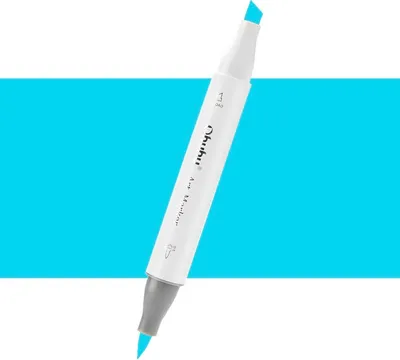 Zdjęcie produktu dla Dwustronny pędzel i dłuto OHUHU, PB9 Cloud Blue