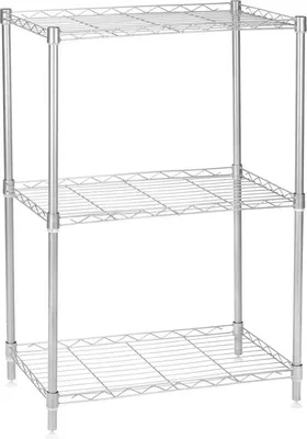 Zdjęcie produktu dla Metalowy regał z 3 szufladami – 80 x 56 x 35 cm – do kuchni, salonu, łazienki, piwnicy, garażu
