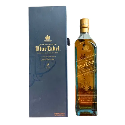 Produktbild von Johnnie Walker Blue Label Scotch Whiskey Geschenkbox 0,75L - 40% Vol Whisky - China Fuzhou Limited Edition - Sammlerstück aus China - Blended Whiskey