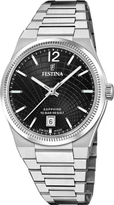 Produktbild von Festina Damenuhr Swiss Made Armbanduhr Edelstahl silber UF20052/8