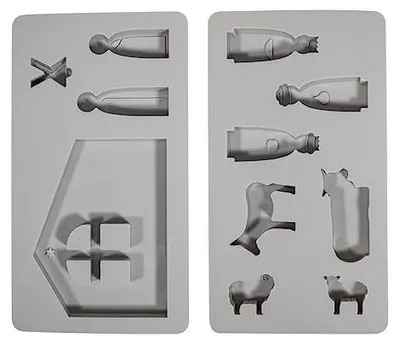 Immagine prodotto di Stampo per culla in silicone, 11 stampi