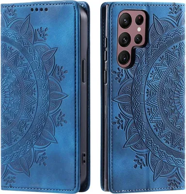 Produktbild von Hülle für Samsung Galaxy S24 Ultra Handyhülle Flip Case Cover Tasche Mandala