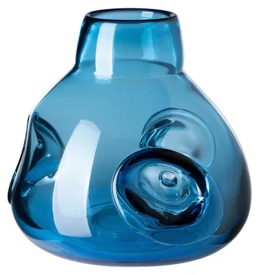 Produktbild von Fink Vase JARVEN DH 22x22 cm blau Blumenvase Blumengefäß