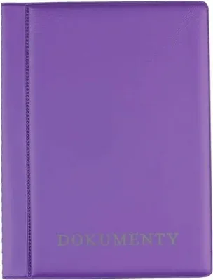 Productafbeelding van Mini-documentenhouder, violet - Biurfol