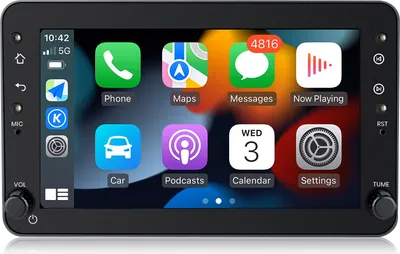 Produktbild von 2DIN PDC Vestavné navigační jednotky 1+32G Pro Alfa Romeo 159 Sportwagon Brera Spider 7'' Autorádio Navi GPS WIFI BT Android12
