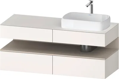 Produktbild von DURAVIT QA4766083840000 QTG KWTU WH Ek. 1400x550x600 Wß Smt H