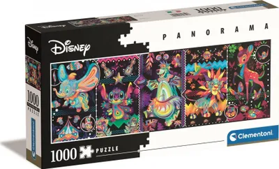 Zdjęcie produktu dla Clementoni 39659 - 1000 Teile Panorama Puzzle - Disney Classic