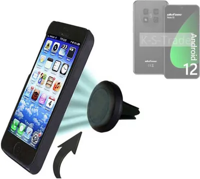 Produktbild von K-S-Trade Kompatibel mit Ulefone Note 15 Auto Handy Halterung KFZ Halter Lüftungsgitterhalterung Air Vent mount Smartphone Halter