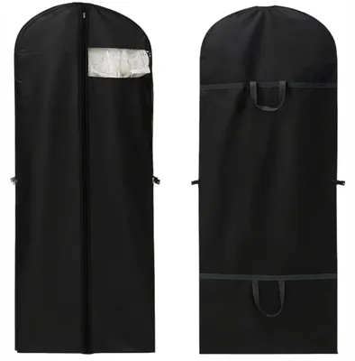 Produktbild von EDIBAZZAR | Schutzhülle für Kleiderschränke, 60 x 180 cm, schwarz
