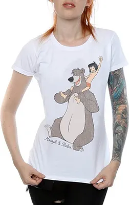 Produktbild von Jungle Book - "Classic" T-Shirt für Damen BI994 (S) (Weiß)