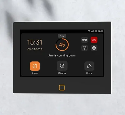 Produktbild von Intelligentes Sicherheitssystem mit 7″ Touchscreen – WiFi + 4G, Tuya Smart