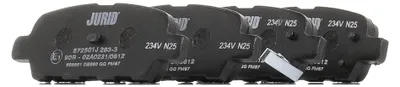 Produktbild von JURID Bremsbeläge Satz Hinten für NISSAN Qashqai / Qashqai +2 I (J10, NJ10) 572501J