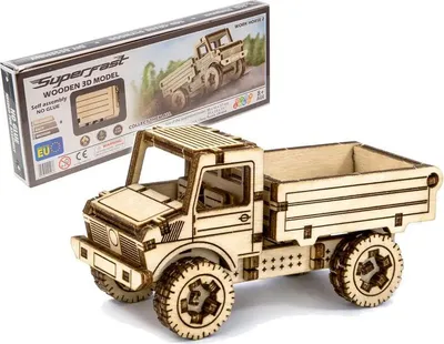 Immagine prodotto di kit modello Superfast 8,6 cm legno oro 68 parti