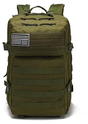 Immagine prodotto di Zaino tattico da 40 litri (BPT9-40) Molle, color oliva.