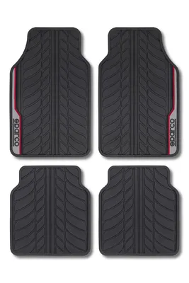 Produktbild von SPARCO Universal-Fußmatten SPCF507RD Vorne und Hinten PVC