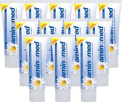 Image de 12 dentifrices aminomed, 75 ml chacun Dr. Liebe