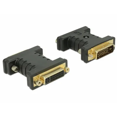 Produktbild von DeLOCK 63313, 1 x DVI 24+1, 1 x DVI 24+5, Schwarz