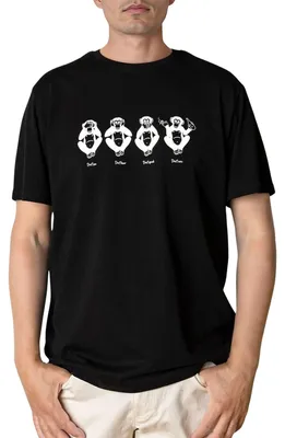 Produktbild von Clean Cut Copenhagen Wise Monkey T-shirt Herren