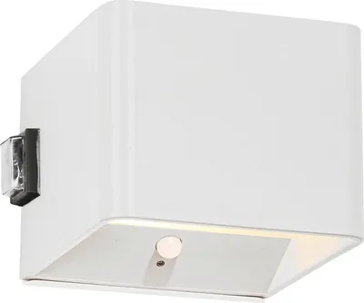 Produktbild von Moderne Akku-Wandleuchte CUBE, warmweiß LED, 3000K, 10 cm breit, 8 cm hoch