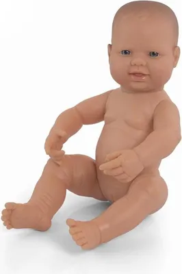 Image de Miniland Babydoll Fillette européenne - Parfum vanille - 40 cm