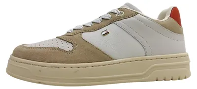 Immagine prodotto di Tommy Hilfiger TH Sporty: scarpe da ginnastica beige da donna, modello stringato