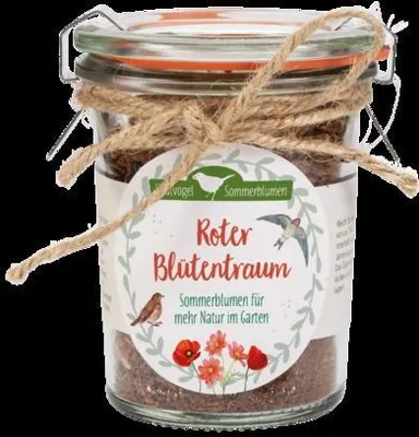 Obrázek produktu pro Červený květinový sen – letní květiny pro více přírody v zahradě