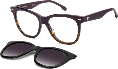 Produktbild von Carrera CA 3098/C VIOLET HAVANA/GREY SHADED POLARIZED CLIP 53/18/140 Herrenbrillen Brillen