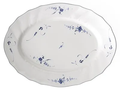 Imagen del producto de Vieux Luxembourg. Placa ovalada. Dimensiones: 351 x 263 x 36 mm. Fabricante: Villeroy & Boch. Número de artículo: 1023412920. Código EAN: 5450102022120