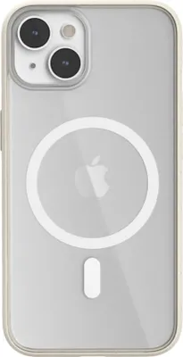 Produktbild von Woodcessories Clear Case MagSafe Offwhite iPhone 14 Plus