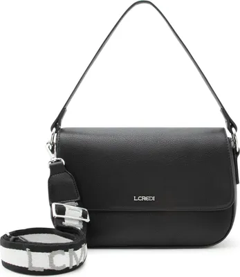 Produktbild von L.CREDI Schultertasche Umhängetasche Ruby Flapbag Black schwarz