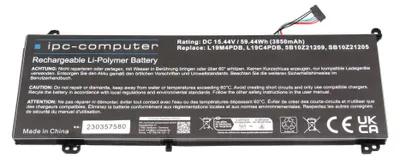 Produktbild von L20M4PDB Akku 59,44Wh für Lenovo