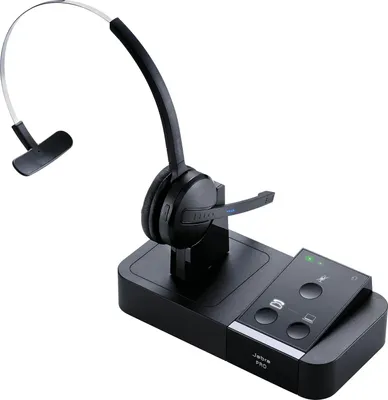 Produktbild von Jabra Pro 9400 Duo / Mono, Kabellos, Büro/Callcenter, 150 - 6800 Hz, 28 g, Kopfhörer, Schwarz